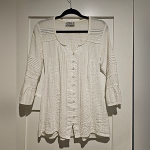 100% Cotton Blouse, Made in Peru